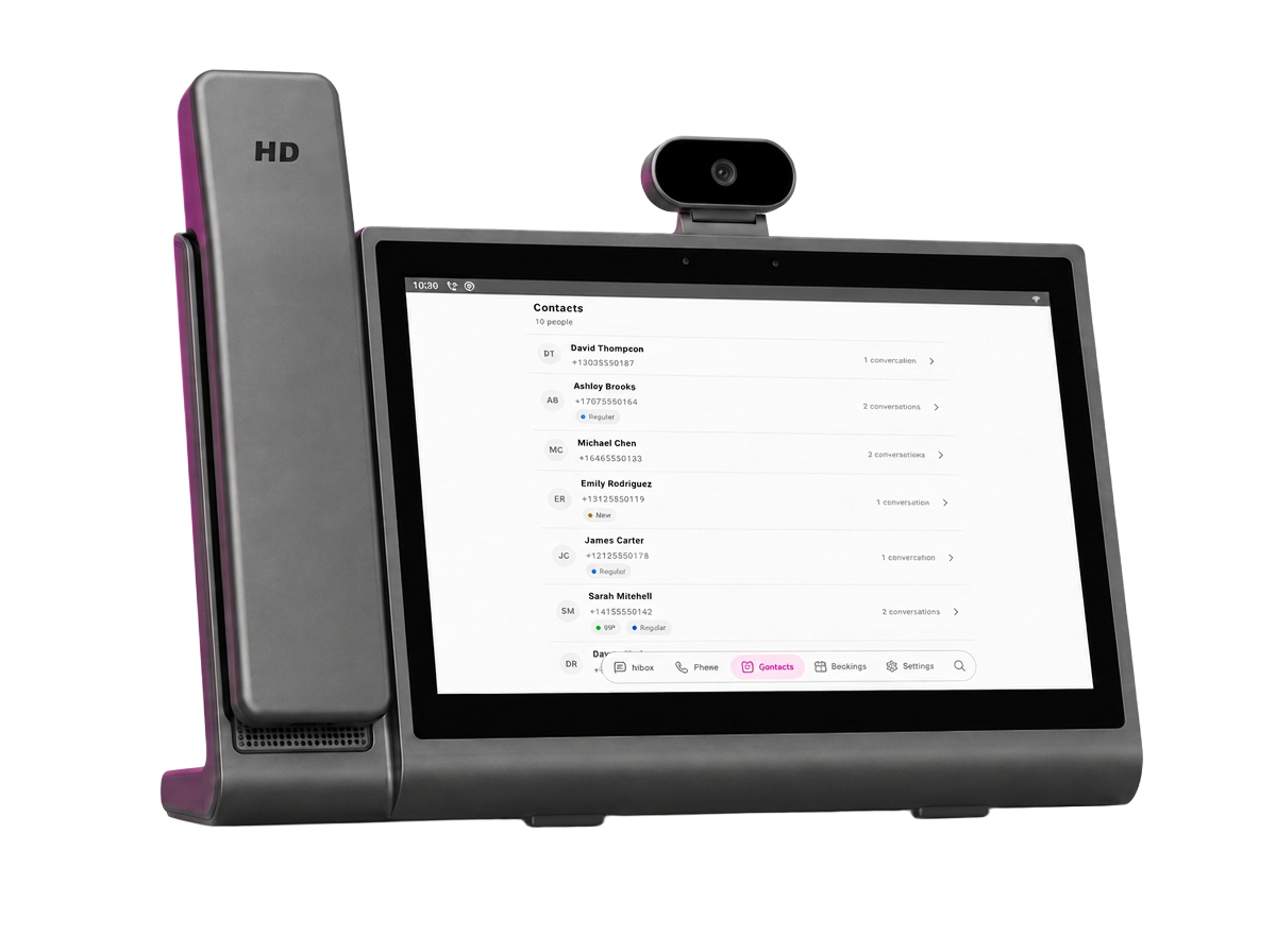 dsko device Contacts screen