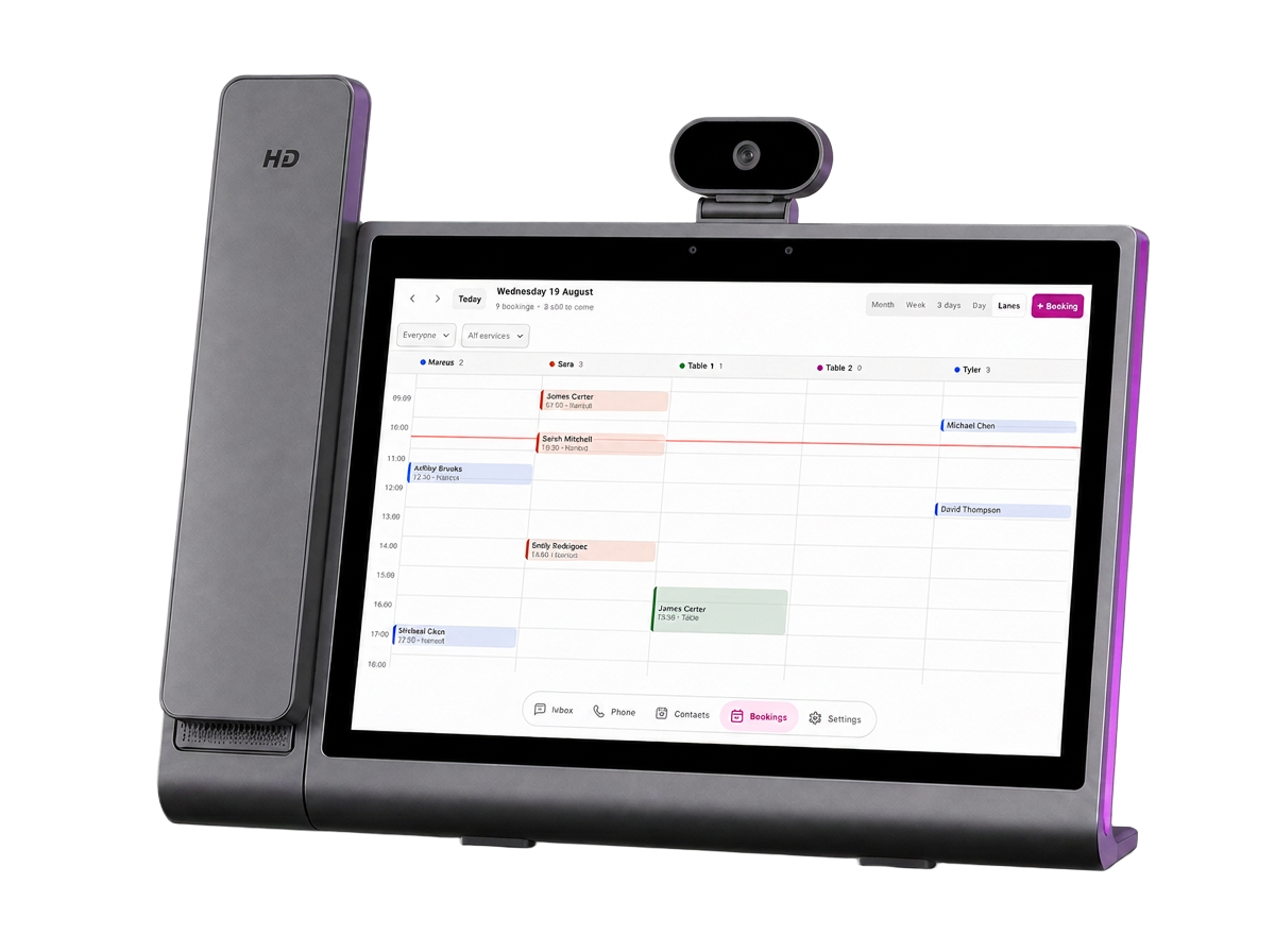 dsko device Bookings screen